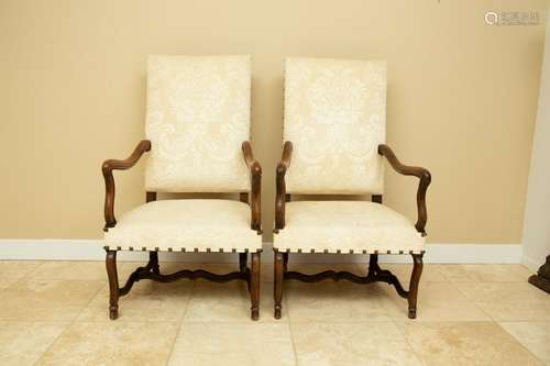 Pair of Louis XIV Armchairs