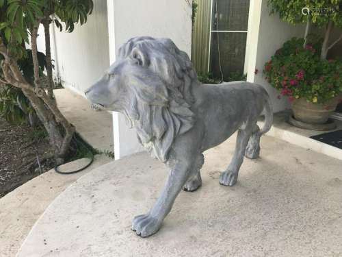 Large Figural Lion