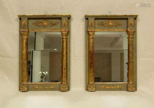 Pair of French Empire Wall Mirrors