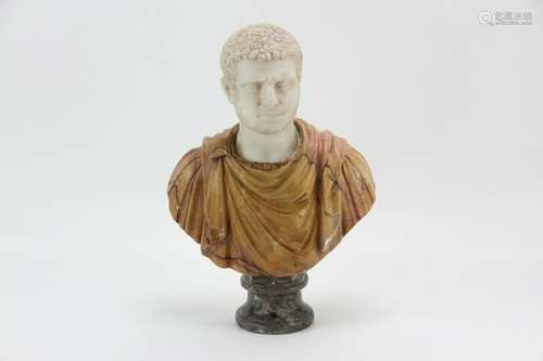 Italian Marble Sculpture of Roman Emperor Caracalla