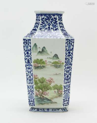 Chinese Famille Rose Porcelain Vase