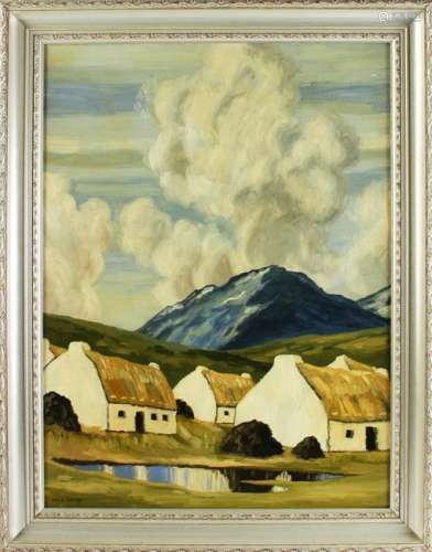 Paul Henry Signed, Connemara, Oil on Canvas