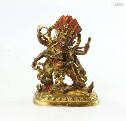 Sino Tibetan Bronze Buddha Figure