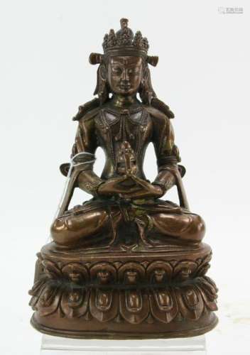 Chinese Bronze Buddha Figure