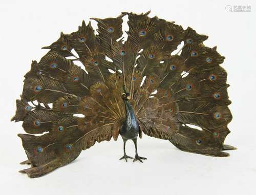 Vienna Bronze Peacock