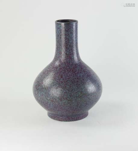 Chinese Purple Glazed Porcelain Vase
