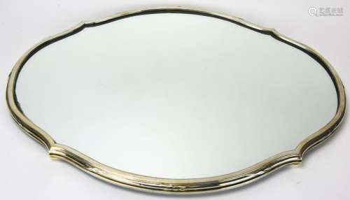 Gustave Keller Sterling Silver & Mirrored Plateau