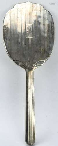 Antique Art Nouveau Sterling Silver Hand Mirror