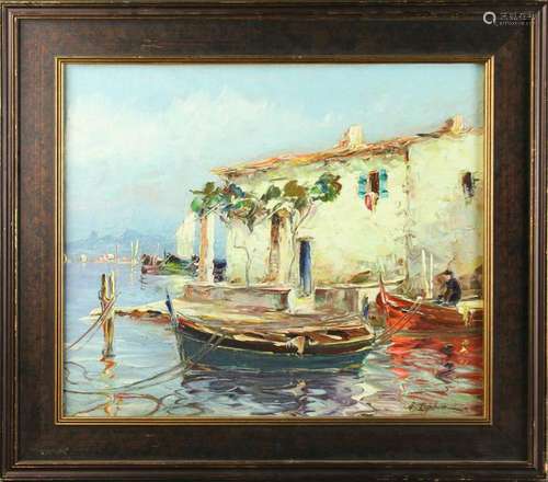 Georgi Alexandrovich Lapchine, Oil on Canvas