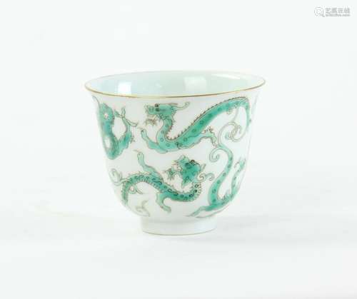 Chinese Famille Rose Porcelain Cup