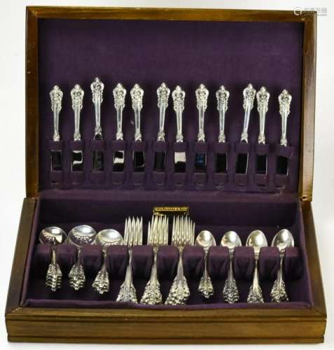 Wallace Grand Baroque Sterling Service for Twelve