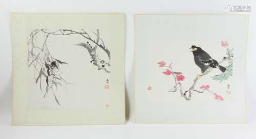 Two Early 20thC Chinese Watercolor Paintings