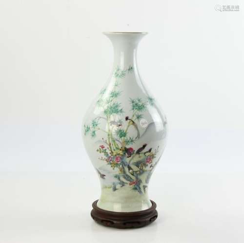 Chinese Famille Rose Porcelain Vase