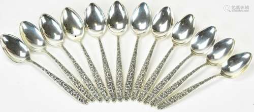Towle Sterling Silver Novantique Set of 12 Spoons