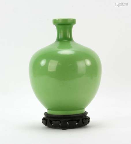 Chinese Green Glazed Jar