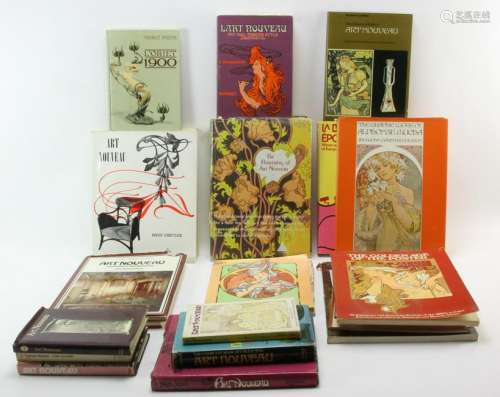 Group of Art Nouveau Books
