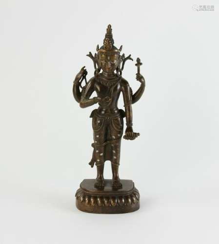 Sino Tibetan Bronze Figure