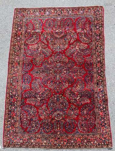 Antique Persian Sarouk Rug