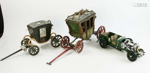 Antique Toy Wood Carriages, Bentley