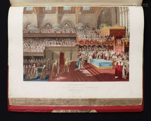 Coronation of King George IV, Hand Colored Plates