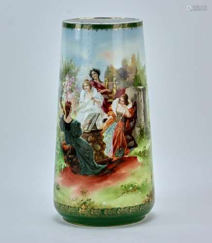 Austrian Hand Painted Vase