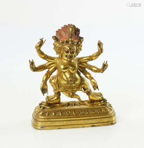 Sino Tibetan Bronze Buddha Figure