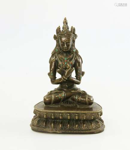 Chinese Bronze Buddha Figure