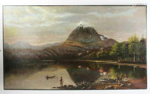 W. E. Clerk, Mt. Shasta, Oil on Canvas