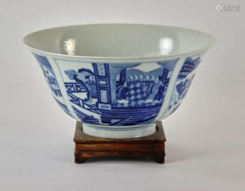 18th/19thC Chinese Blue and White Bowl
