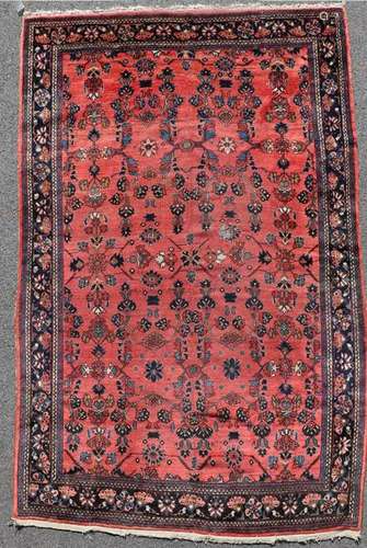 Antique Persian Lilihan Rug