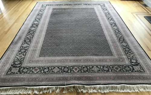 Hand Knotted Silk & Wool Oriental / Persian Carpet