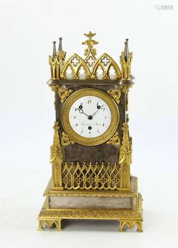 19thC French Clock, Dial Marked Lepaute