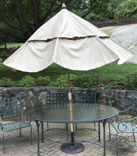 Garden Umbrella & Stand by Delmar & Zip Jack