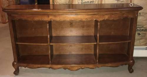 French Provencal Style Bookcase Console Cabinet