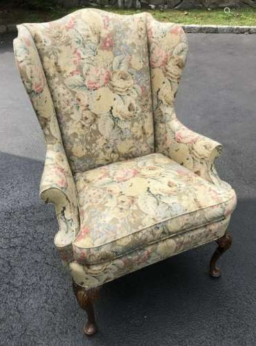 Hickory Chair English Chippendale Style Armchair