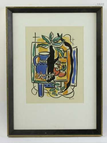 Fernand Leger Print, Floral Still Life