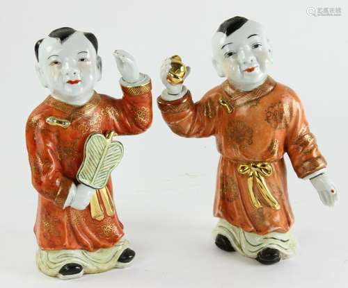 Pair of Chinese Porcelain Figures