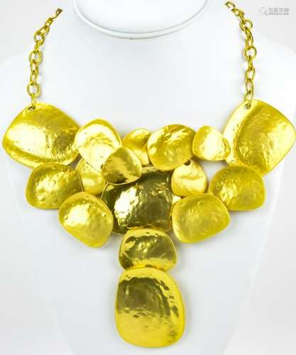 Circa 1990s Kenneth J Lane Bib Form Necklace