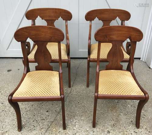 4 Empire Style Dining Chairs