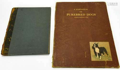 Collection of Antique Prints of Portraits of Dogs