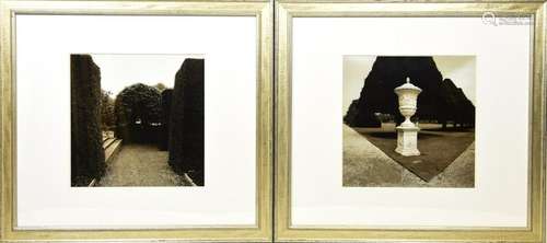 Pair Trowbridge Framed Park + Architectural Prints