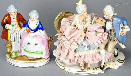 Dresden Porcelain Figural Grouping & Statue