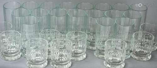 Lot of Mid Century Dansk Glass Barware