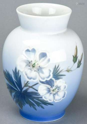 Royal Copenhagen Denmark Hand Painted Vase