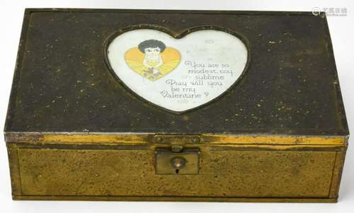 Antique Valentines Day Candy or Jewelry Box