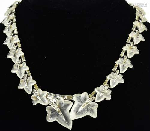 Vintage Boucher Ivy Leaf Motif Necklace