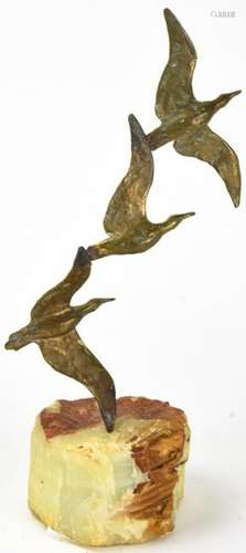 Mid-Century Curtis Jere Brass Seagull Sculpture