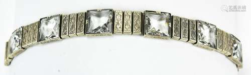 Vintage 1930s Payco Sterling Art Deco Bracelet