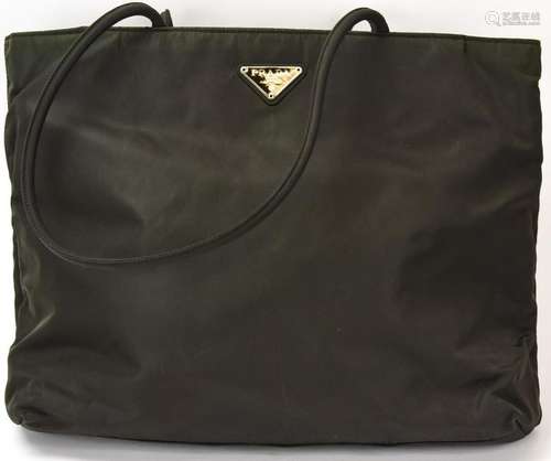 Prada Vinyl Tote Bag / Handbag