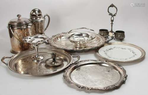 Lot of Silverplate Serving Pieces